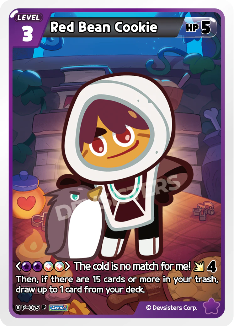 Image for Red Bean Cookie (P-075) [Promotion Card] - CookieRun: Braverse TCG