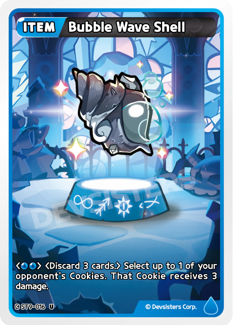 Image for Bubble Wave Shell (ST9-016) [Seas of Fate] - CookieRun: Braverse TCG