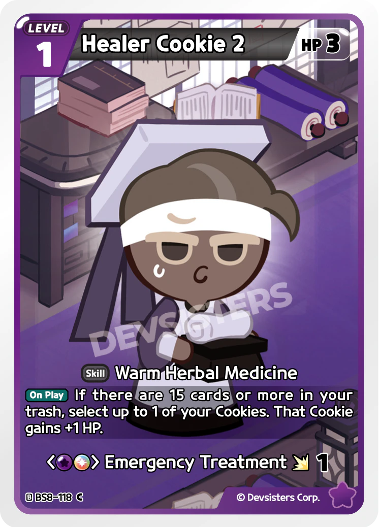 Image for Healer Cookie 2 (BS8-118) [Land of Fire & Ruin, Realm of Apathy] - CookieRun: Braverse TCG