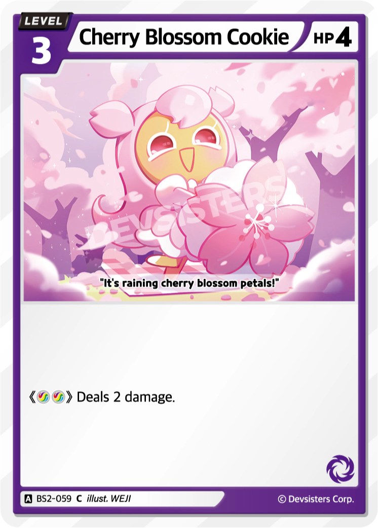 Image for Cherry Blossom Cookie (BS2-059) [BRAVE BEGINNING] - CookieRun: Braverse TCG