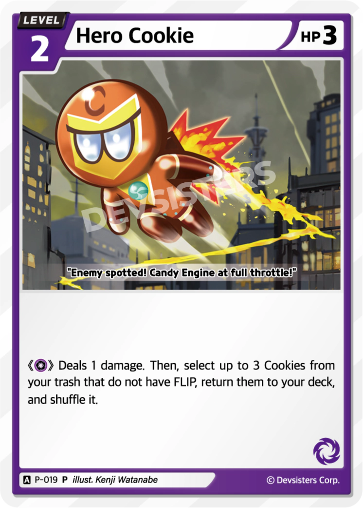 Image for Hero Cookie (P-019) [Promotion Card] - CookieRun: Braverse TCG