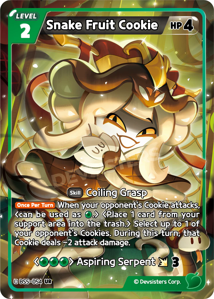 Image for Snake Fruit Cookie (BS5-054) [Operation Timeguard] - CookieRun: Braverse TCG