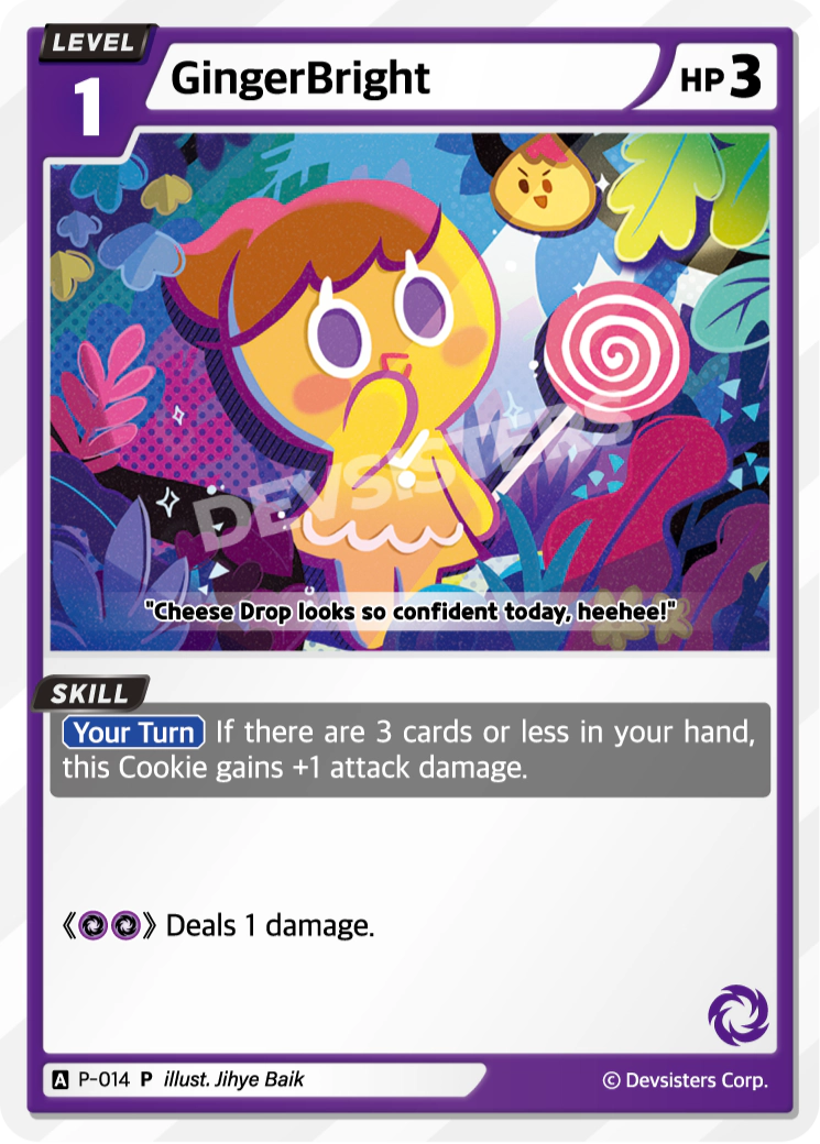 Image for GingerBright (P-014) [Promotion Card] - CookieRun: Braverse TCG
