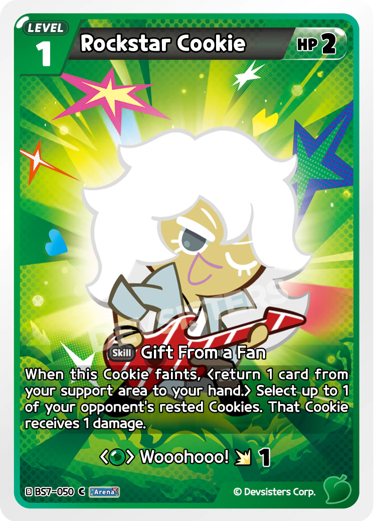 Image for Rockstar Cookie (BS7-050) [Arena of Glory] - CookieRun: Braverse TCG