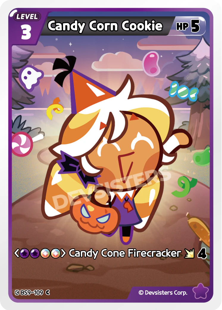 Image for Candy Corn Cookie (BS9-109) [A Game of Truth and Deceit] - CookieRun: Braverse TCG