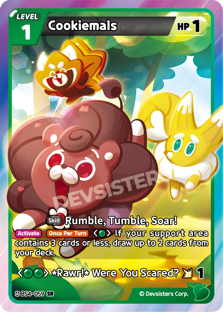 Image for Cookiemals (BS4-059) [Age of Heroes and Kingdoms] - CookieRun: Braverse TCG