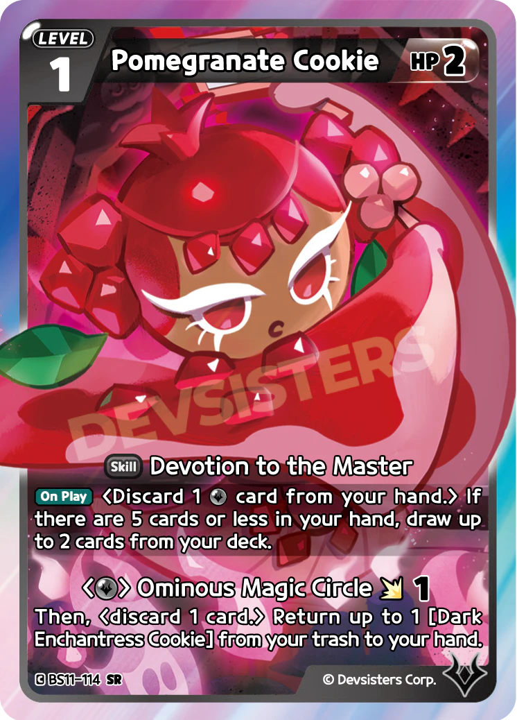 Image for Pomegranate Cookie (BS11-114) [The Dark Enchantress War] - CookieRun: Braverse TCG