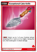 Image for Exceptional Cake Knife (ST1-017) [Starter Deck RED] - CookieRun: Braverse TCG