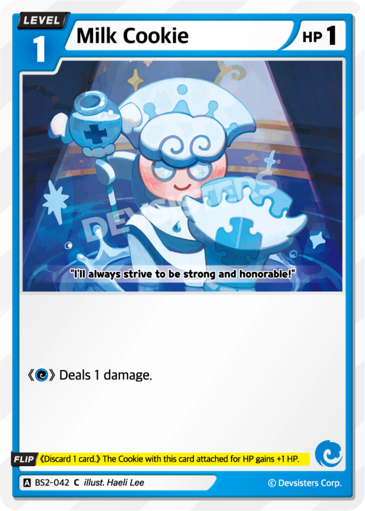 Image for Milk Cookie (BS2-042) [BRAVE BEGINNING] - CookieRun: Braverse TCG