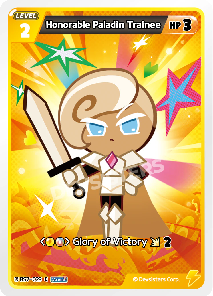Image for Honorable Paladin Trainee (BS7-023) [Arena of Glory] - CookieRun: Braverse TCG