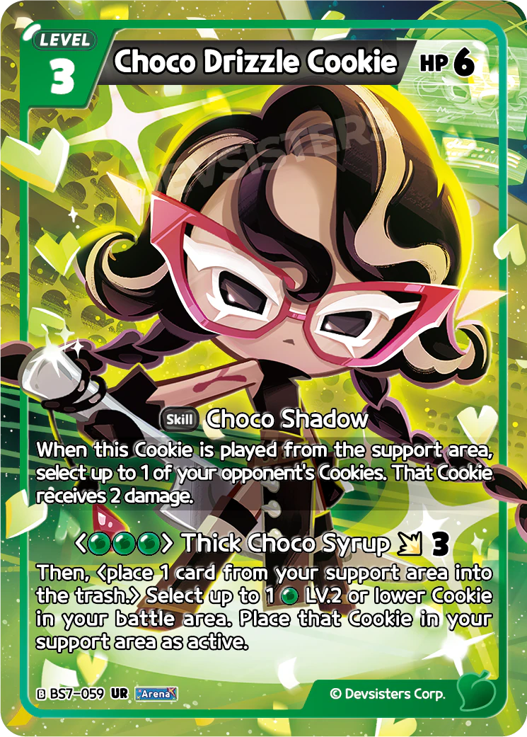 Image for Choco Drizzle Cookie (BS7-059) [Arena of Glory] - CookieRun: Braverse TCG