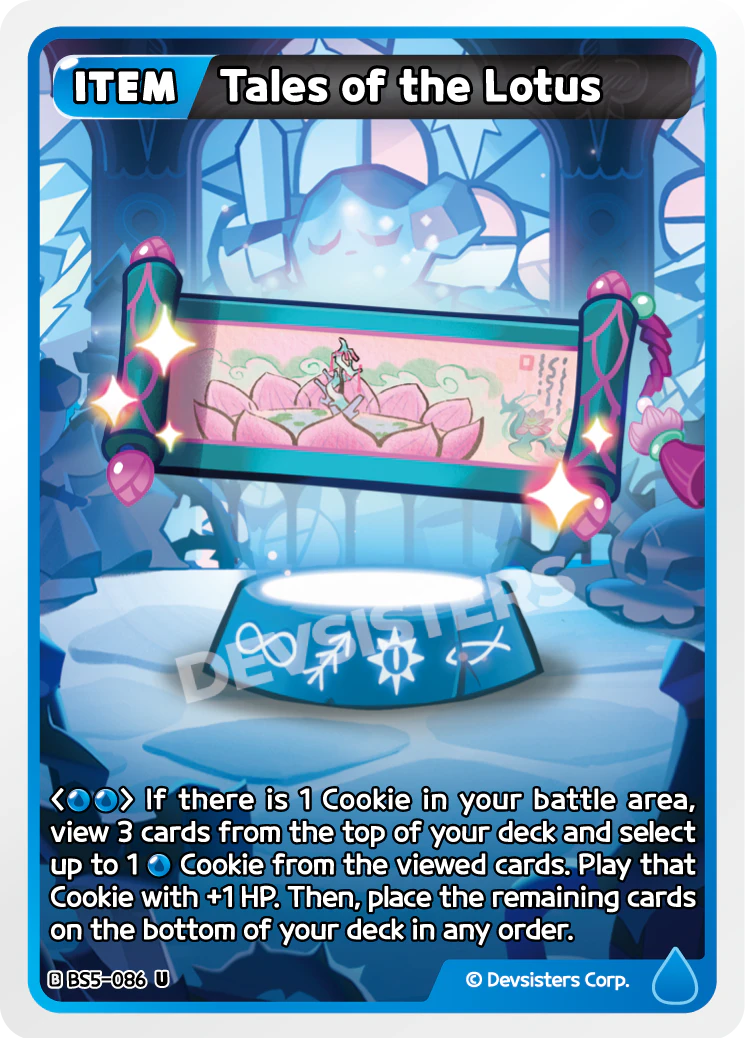 Image for Tales of the Lotus (BS5-086) [Operation Timeguard] - CookieRun: Braverse TCG