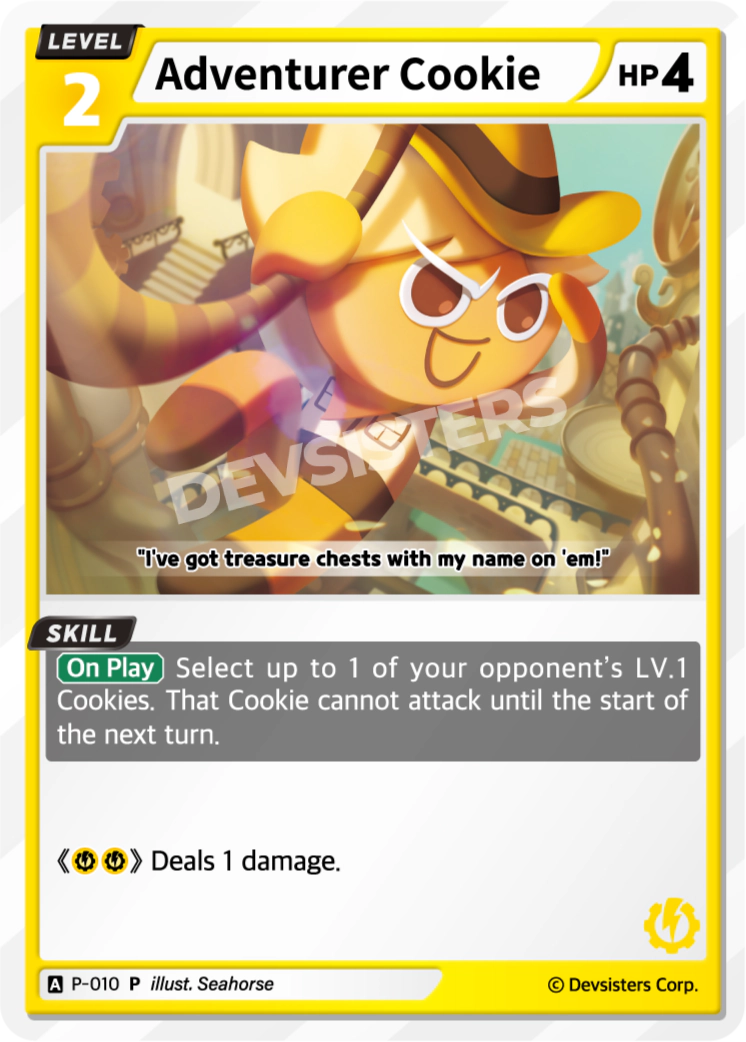 Image for Adventurer Cookie (P-010) [Promotion Card] - CookieRun: Braverse TCG