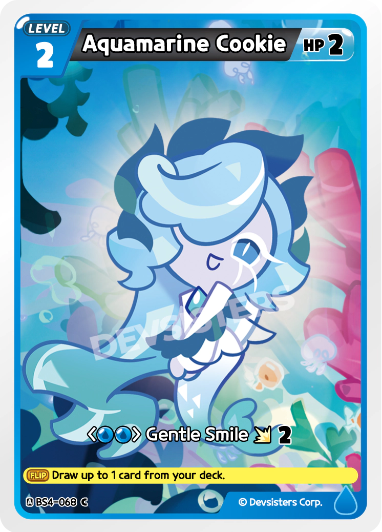 Image for Aquamarine Cookie (BS4-068) [Age of Heroes and Kingdoms] - CookieRun: Braverse TCG