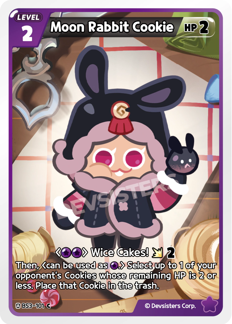 Image for Moon Rabbit Cookie (BS3-101) [Age of Heroes and Kingdoms] - CookieRun: Braverse TCG