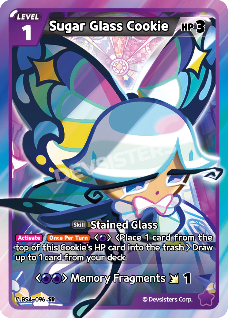 Image for Sugar Glass Cookie (BS4-096) [Age of Heroes and Kingdoms] - CookieRun: Braverse TCG