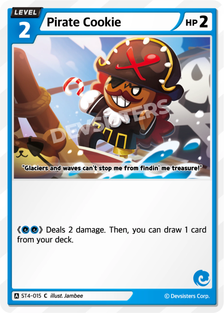 Image for Pirate Cookie (ST4-015) [Starter Deck BLUE] - CookieRun: Braverse TCG