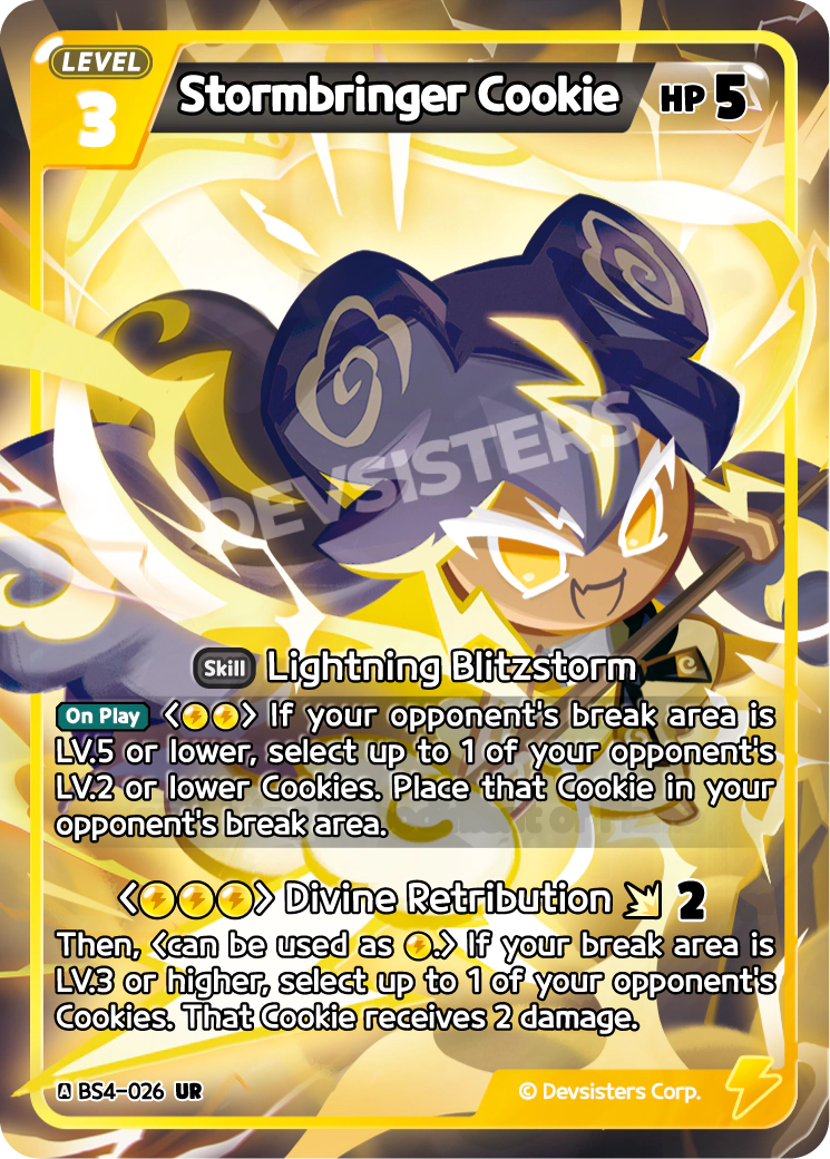 Image for Stormbringer Cookie (BS4-026) [Age of Heroes and Kingdoms] - CookieRun: Braverse TCG
