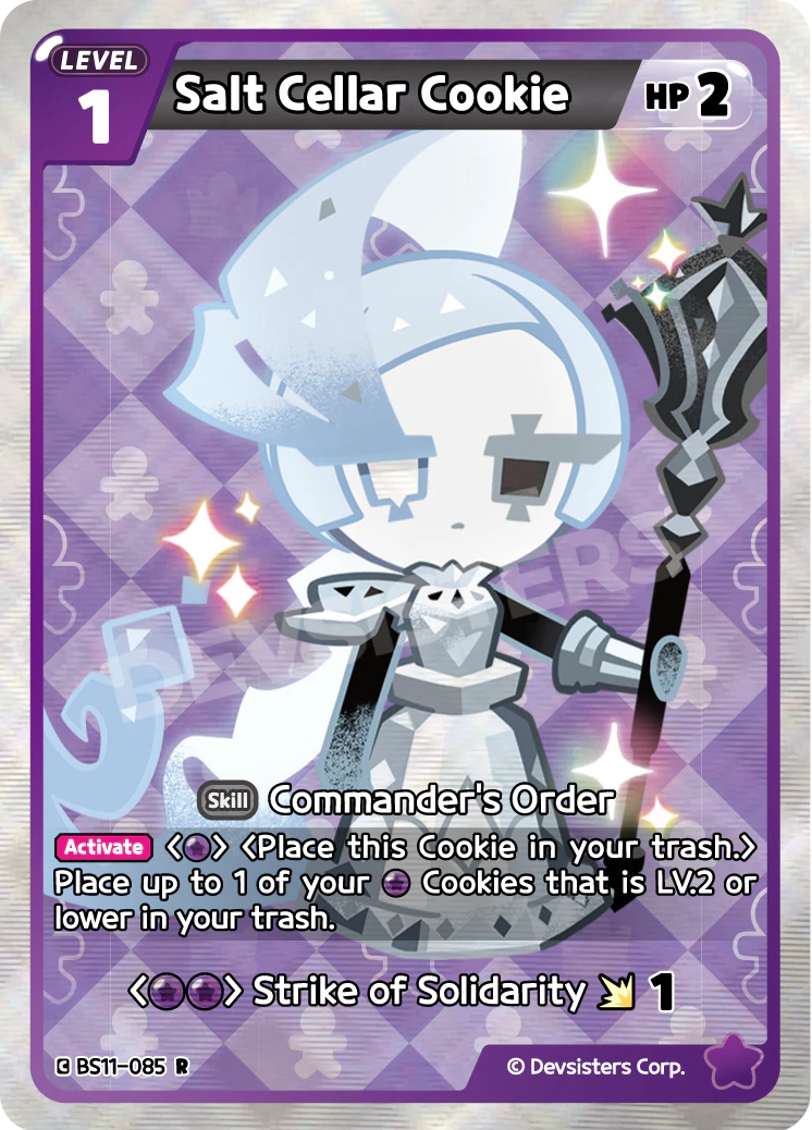 Image for Salt Cellar Cookie (BS11-085) [The Dark Enchantress War] - CookieRun: Braverse TCG