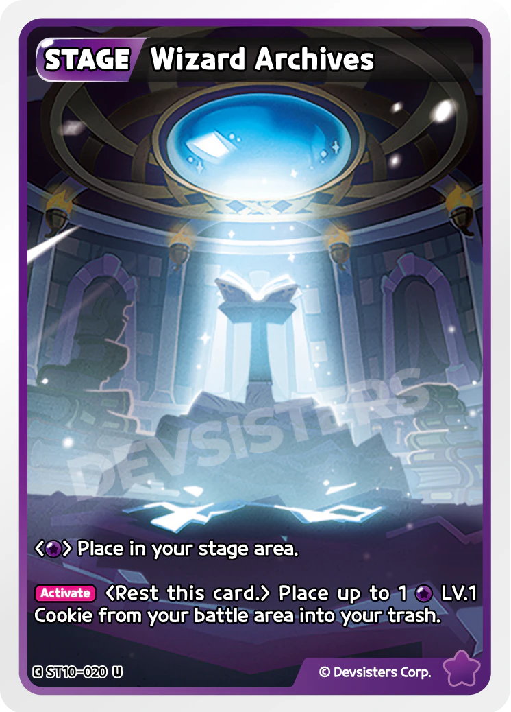Image for Wizard Archives (ST10-020) [Glorious Moonlight] - CookieRun: Braverse TCG