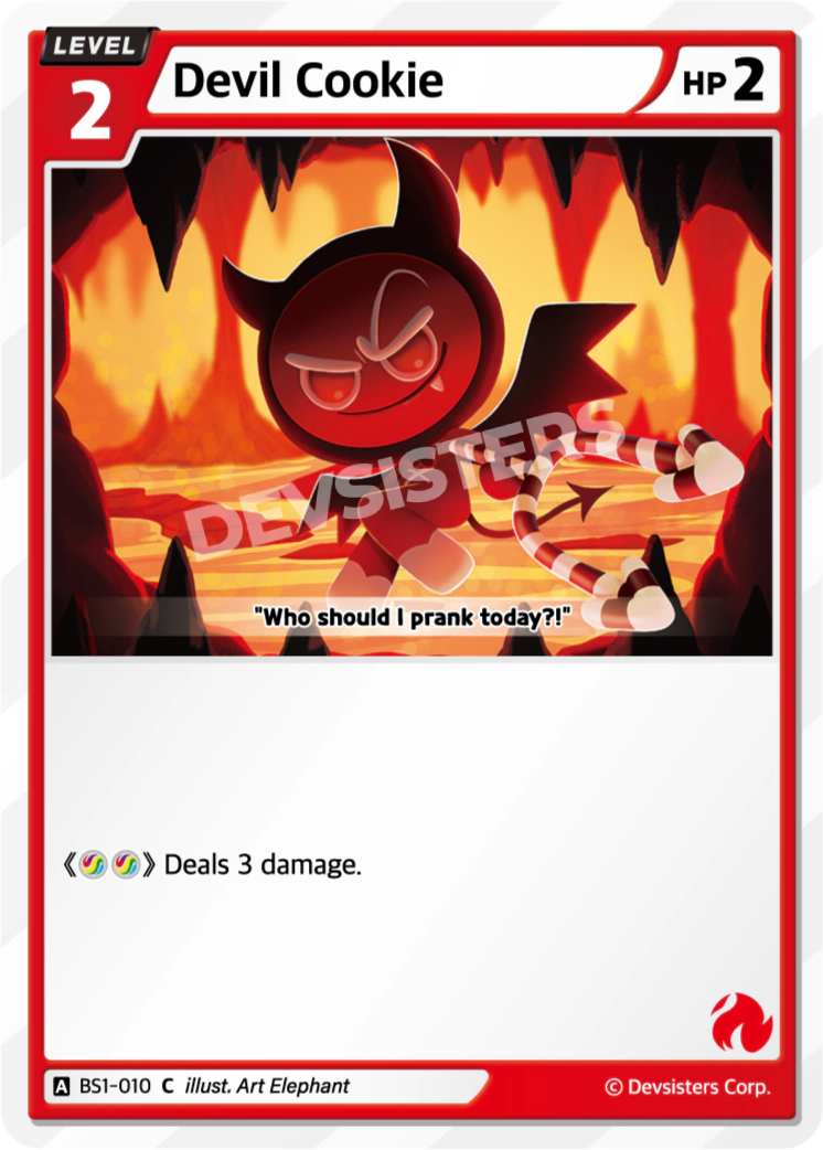 Image for Devil Cookie (BS1-010) [BRAVE BEGINNING] - CookieRun: Braverse TCG
