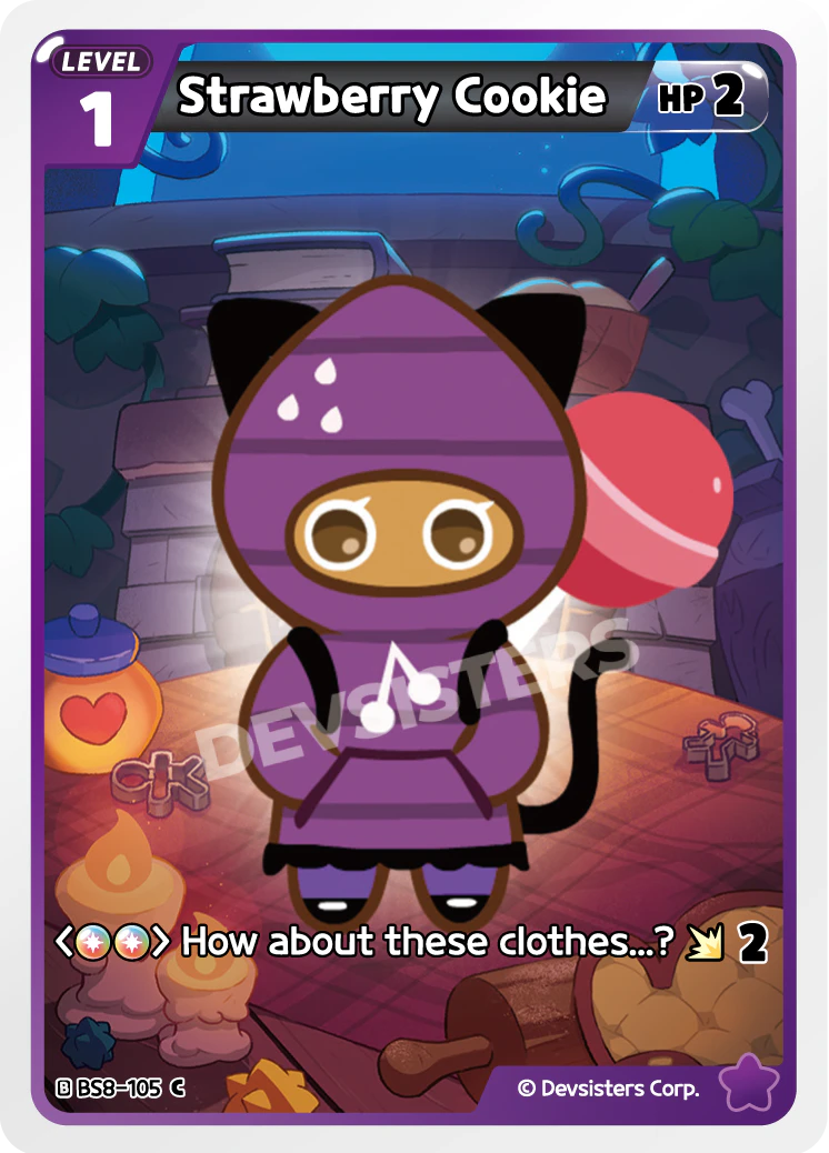 Image for Strawberry Cookie (BS8-105) [Land of Fire & Ruin, Realm of Apathy] - CookieRun: Braverse TCG
