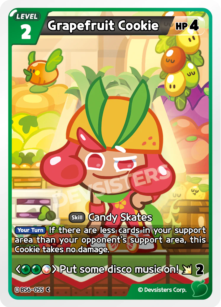 Image for Grapefruit Cookie (BS6-055) [Operation Timeguard] - CookieRun: Braverse TCG