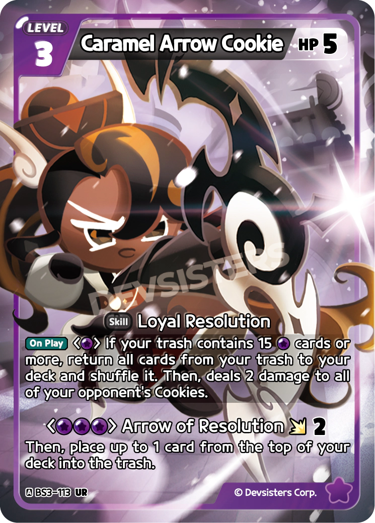 Image for Caramel Arrow Cookie (BS3-113) [Age of Heroes and Kingdoms] - CookieRun: Braverse TCG
