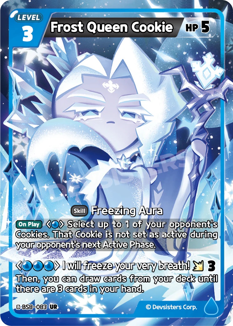 Image for Frost Queen Cookie (BS8-083) [Land of Fire & Ruin, Realm of Apathy] - CookieRun: Braverse TCG