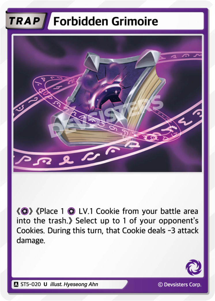 Image for Forbidden Grimoire (ST5-020) [Starter Deck PURPLE] - CookieRun: Braverse TCG