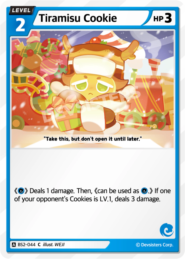 Image for Tiramisu Cookie (BS2-044) [BRAVE BEGINNING] - CookieRun: Braverse TCG
