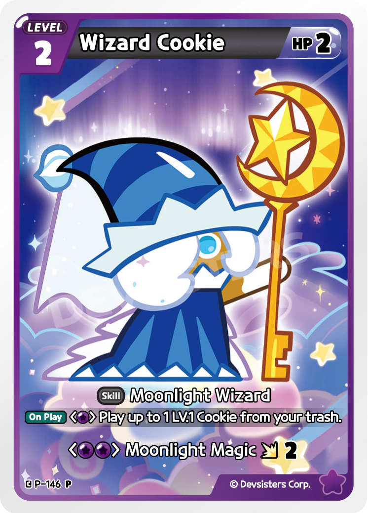 Image for Wizard Cookie (P-146) [Promotion Card] - CookieRun: Braverse TCG