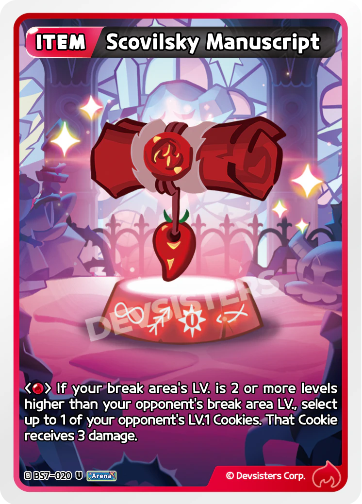 Image for Scovilsky Manuscript (BS7-020) [Arena of Glory] - CookieRun: Braverse TCG