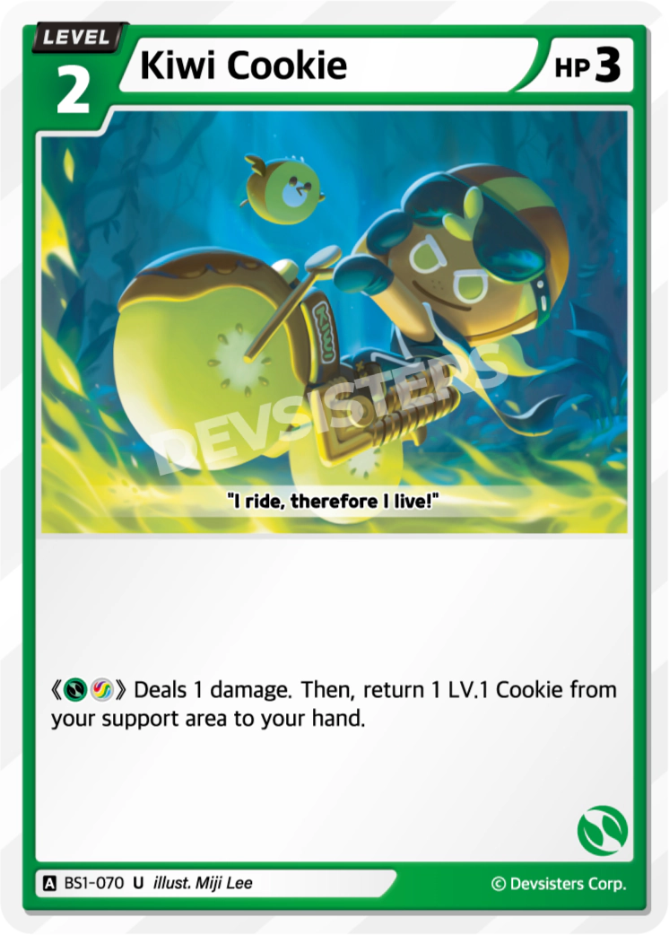 Image for Kiwi Cookie (BS1-070) [BRAVE BEGINNING] - CookieRun: Braverse TCG