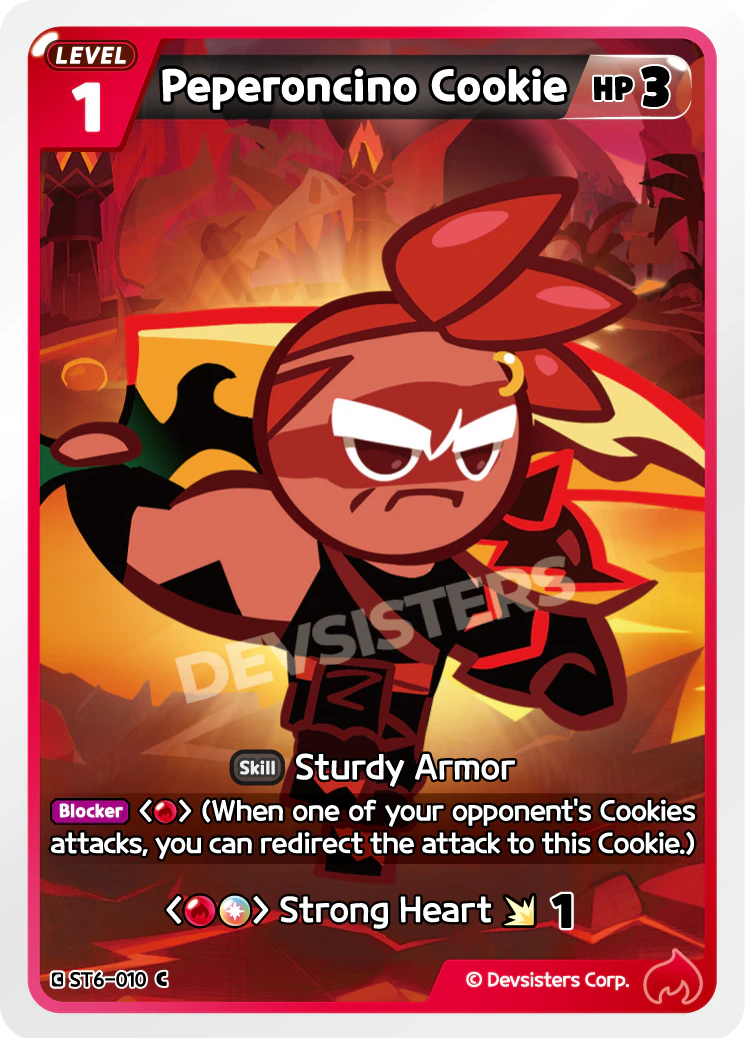 Image for Peperoncino Cookie (ST6-010) [Flames of Immortality] - CookieRun: Braverse TCG