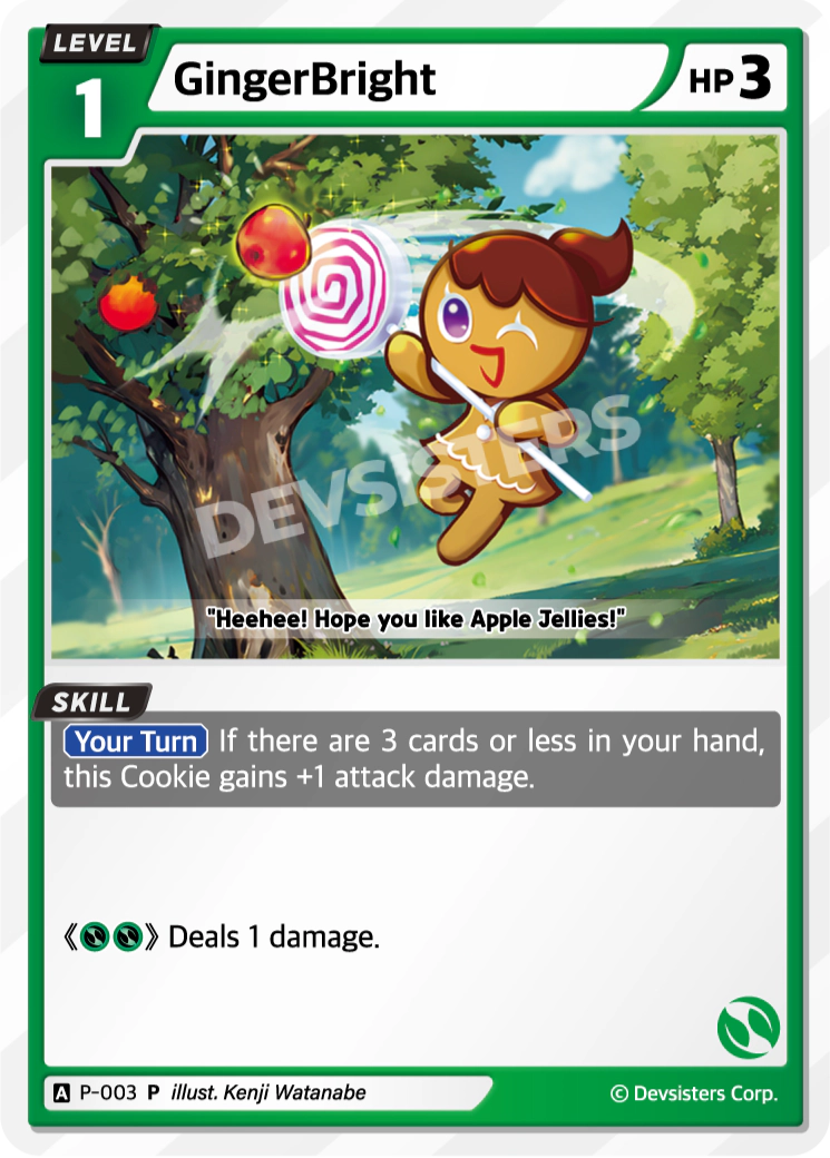 Image for GingerBright (P-003) [Promotion Card] - CookieRun: Braverse TCG