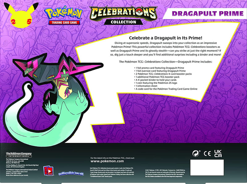 Pokemon Pocket Monsters Cards Pokmon Dragapult Prime 4-Pocket Binder From 25th Anniversary Box (Brand New) Yugioh 4 Pocket Binder Pokemon Pocket Monsters Cards Pokmon Dragapult Prime 4-Pocket Binder From 25th Anniversary Box (Brand New) Yugioh 4 Pocket Binder