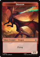 Stone Boulder // Dragon Double-Sided Token [The Hobbit Tokens]