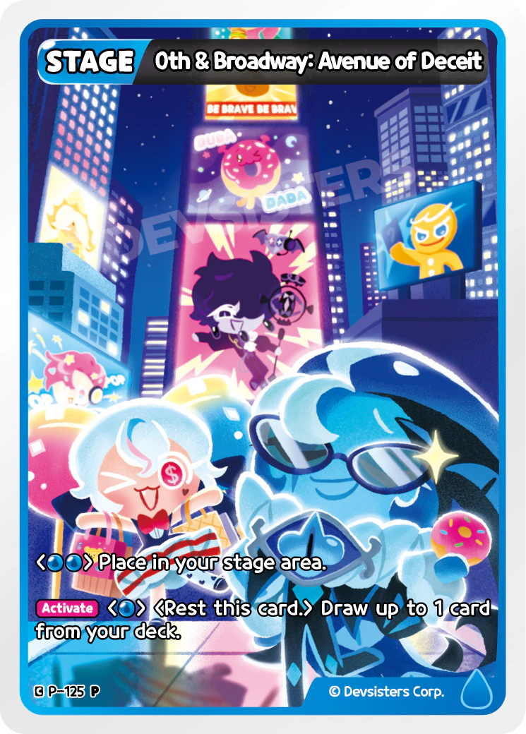 Image for 0th & Broadway: Avenue of Deceit (P-125) [Promotion Card] - CookieRun: Braverse TCG