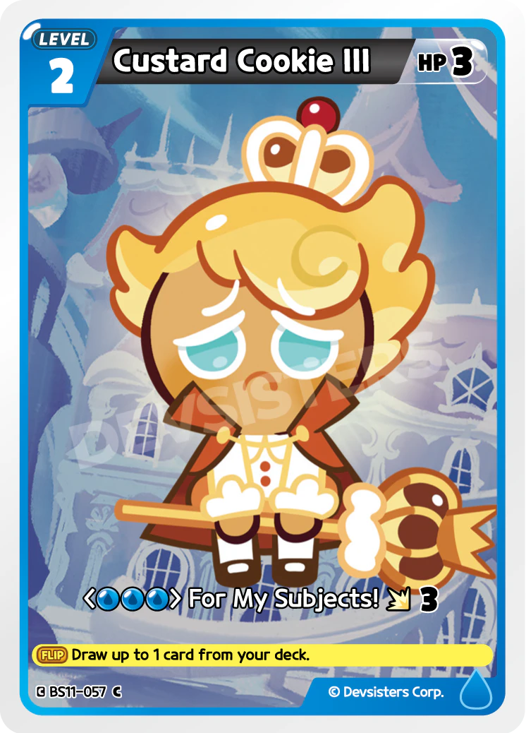 Image for Custard Cookie III (BS11-057) [The Dark Enchantress War] - CookieRun: Braverse TCG