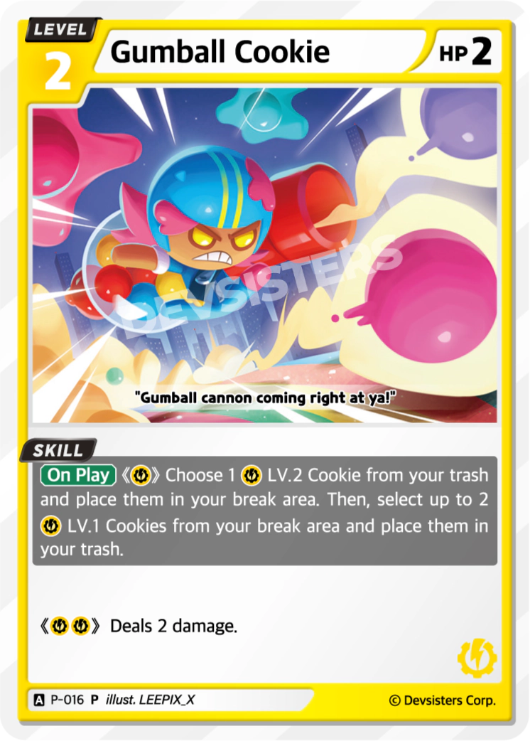 Image for Gumball Cookie (P-016) [Promotion Card] - CookieRun: Braverse TCG
