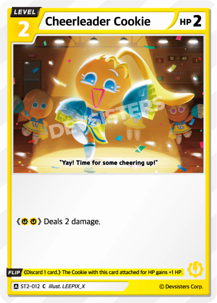 Image for Cheerleader Cookie (ST2-012) [Starter Deck YELLOW] - CookieRun: Braverse TCG