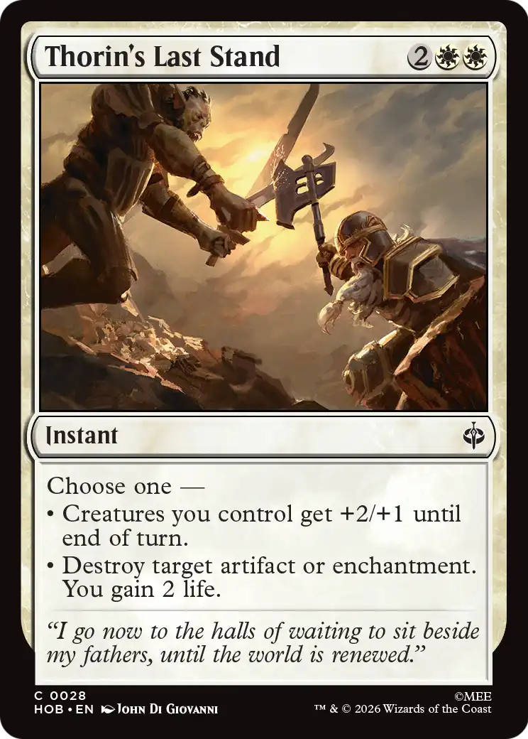 Thorin's Last Stand [The Hobbit]