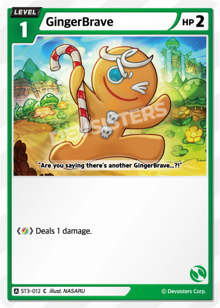 Image for GingerBrave (ST3-012) [Starter Deck GREEN] - CookieRun: Braverse TCG