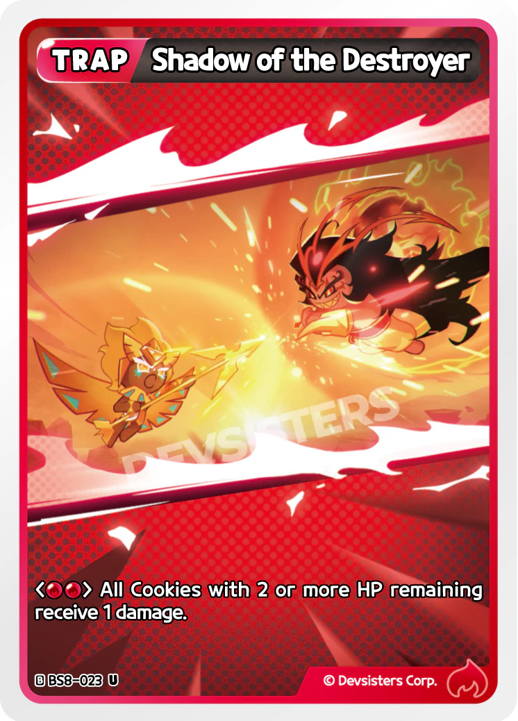 Image for Shadow of the Destroyer (BS8-023) [Land of Fire & Ruin, Realm of Apathy] - CookieRun: Braverse TCG