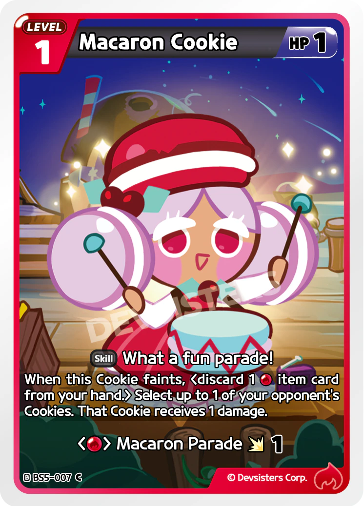 Image for Macaron Cookie (BS5-007) [Operation Timeguard] - CookieRun: Braverse TCG