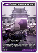 Image for The Days of Resolution and Dignity (BS8-125) [Land of Fire & Ruin, Realm of Apathy] - CookieRun: Braverse TCG