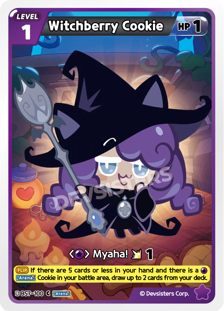Image for Witchberry Cookie (BS7-100) [Arena of Glory] - CookieRun: Braverse TCG