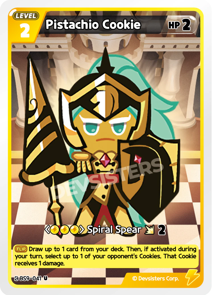 Image for Pistachio Cookie (BS9-041) [A Game of Truth and Deceit] - CookieRun: Braverse TCG