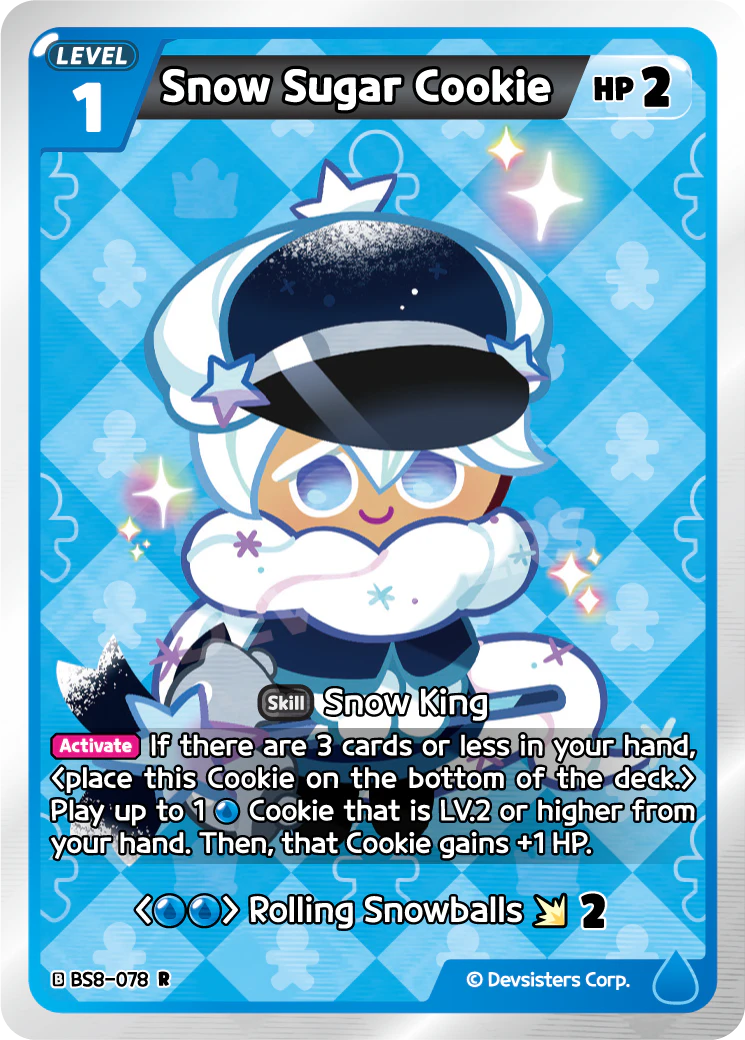 Image for Snow Sugar Cookie (BS8-078) [Land of Fire & Ruin, Realm of Apathy] - CookieRun: Braverse TCG